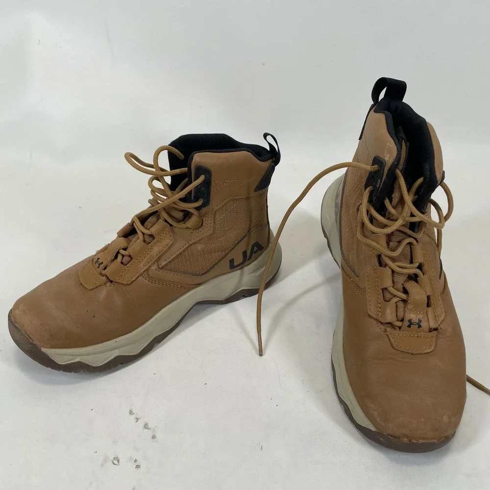 Under Armour Stellar G2 Tactical Boots Coyote Brown Kids 4Y 3026056-200
